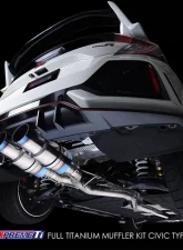 Tomei FK8 Type-D Expreme Ti Full Titanium Muffler Kit Honda FK Civic Type-R 2015-2017                                     - TB6090-HN06C - Image 4