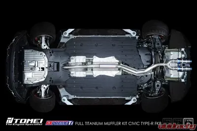 Tomei FK8 Type-D Expreme Ti Full Titanium Muffler Kit Honda FK Civic Type-R 2015-2017 - TB6090-HN06C