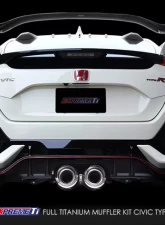 Tomei FK8 Type-D Expreme Ti Full Titanium Muffler Kit Honda FK Civic Type-R 2015-2017                                     - TB6090-HN06C - Image 7