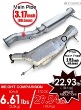 Tomei Extreme Ti Full Titanium Mid Pipe Kit Mazda 13B-REW RX-7 1993-2002                                     - TB6100-MZ05A - Image 2