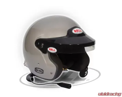 Bell Racing Mag Rally Radio Helmet - Titanium Silver - 1435A01