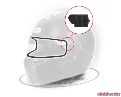 Bell Racing Visor Opening Rubber Molding Seal 77cm Black - 2090011