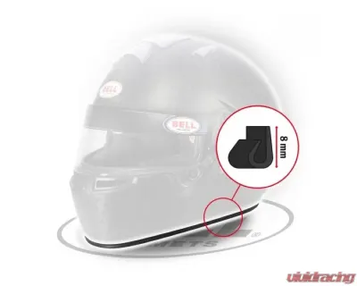 Bell Racing Black Trim Edge Thin 1m Rubber Profile Kit - 2090021