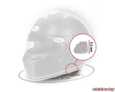 Bell Racing Grey Trim Edge Advance 1m Rubber Profile Kit - 2090032