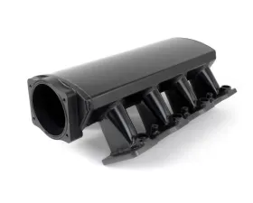 Top Street Performance Intake Manifold; TSP Velocity Fab. Aluminum Cathedral Port Straight; Black