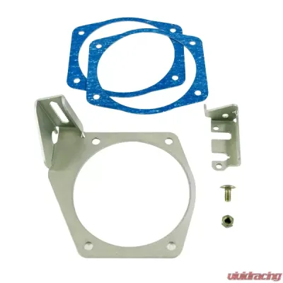 Top Street Performance Throttle Cable Bracket; TSP Velocity LSX; Silver - 81013SL