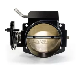 Top Street Performance Throttle Body; 92mm TSP Velocity Billet Aluminum; LS; Black