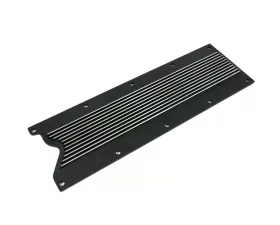 Top Street Performance Valley Cover; GM LS1/LS6 Finned; Black