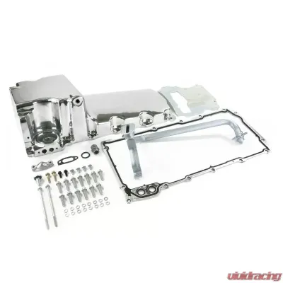 Top Street Performance Oil Pan; Cast Aluminum Retro-fit 5.5-Quart; LS; Polished - 81074P