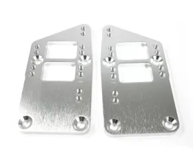 Top Street Performance Engine Mount Adapter Plate; Aluminum LS to SBC/BBC; Machined