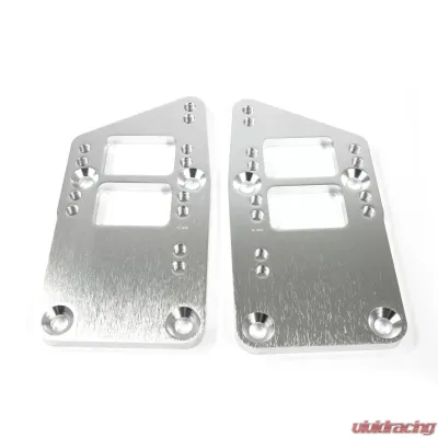 Top Street Performance Engine Mount Adapter Plate; Aluminum LS to SBC/BBC; Machined - 81100