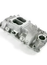 Top Street Performance Intake Manifold; Chevy Big Block Carb. Aluminum Dual Plane; Satin                                     - 83001 - Image 2
