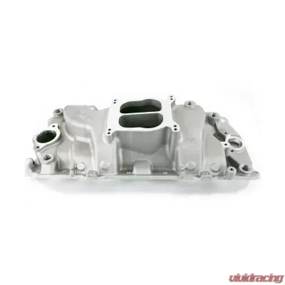 Top Street Performance Intake Manifold; Chevy Big Block Carb. Aluminum Dual Plane; Satin - 83001