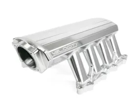 Top Street Performance Intake Manifold; TSP Velocity Fab. Aluminum 5.0 Coyote; Black Ford 5.0L V8