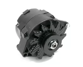 Top Street Performance Alternator; GM 10SI V-Belt 110 Amps; Black