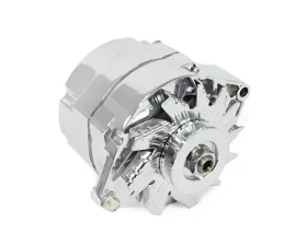 Top Street Performance Alternator; GM 10SI V-Belt 110 Amps; Chrome