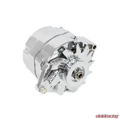 Top Street Performance Alternator; GM 10SI V-Belt 110 Amps; Chrome - ES1001C