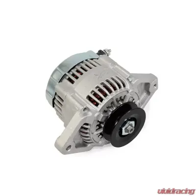 Top Street Performance Alternator; GM Mini Denso Style Race V-Belt 90 Amps; Satin - ES1004