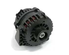 Top Street Performance Alternator; GM AD244 Serpentine Belt 180 Amps; Black; LS Truck Engines