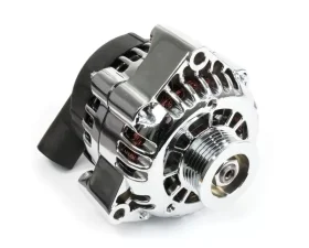 Top Street Performance Alternator; GM CS130D Serpentine Belt 180 Amps; Black; LS Car Engines