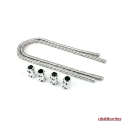 Top Street Performance Heater Hose Kit; 44" Chrome - HC6310C