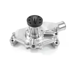 Top Street Performance Mechanical Water Pump; Aluminum; Polished; Corvette & SB Circle Track
