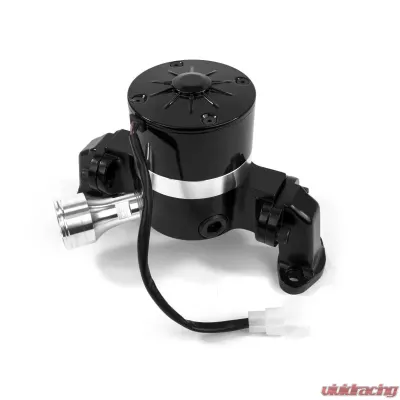 Top Street Performance Electric Water Pump; Aluminum; Black; Chevrolet Small Block - HC8010BK