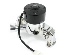 Top Street Performance Electric Water Pump; Aluminum; Chrome; Chevrolet Small Block