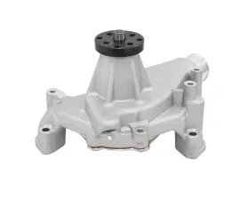 Top Street Performance Mechanical Water Pump; Aluminum; Satin; Chevrolet Small Block Long Neck