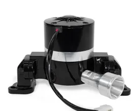 Top Street Performance Electric Water Pump; Aluminum; Black; Ford Small Block (289; 302)