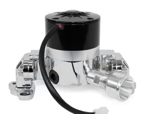 Top Street Performance Electric Water Pump; Aluminum; Chrome; Ford 351C