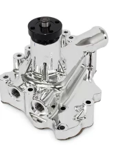 Top Street Performance Mechanical Water Pump; Aluminum; Chrome; SBF (289; 302; 351W) D/S Inlet                                     - HC8050C - Image 2