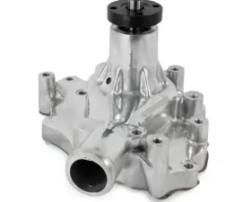 Top Street Performance Mechanical Water Pump; Aluminum; Polished; SBF (289; 302; 351W) D/S Inlet