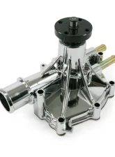 Top Street Performance Mechanical Water Pump; Aluminum; Chrome; Ford Small Block; Reverse                                     - HC8054C - Image 2
