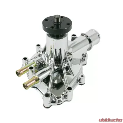Top Street Performance Mechanical Water Pump; Aluminum; Chrome; Ford Small Block; Reverse - HC8054C