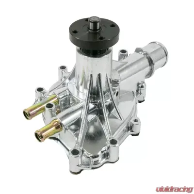 Top Street Performance Mechanical Water Pump; Aluminum; Polished; Ford Small Block; Reverse - HC8054P