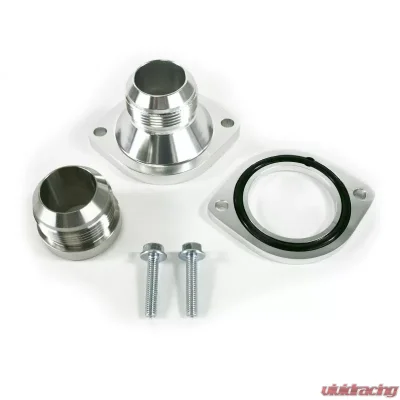 Top Street Performance Water Pump Adapter Kit; Aluminum; Chrome; LSX; -20AN - HC8939