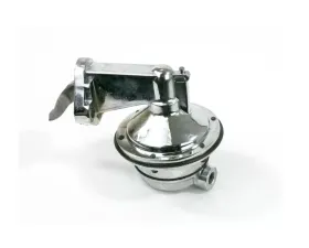 Top Street Performance Mechanical Fuel Pump; Two Valve 80 GPH 8 PSI; Chrysler BB(361-440); Chrome