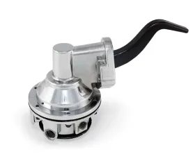 Top Street Performance Mechanical Fuel Pump; Two Valve 80 GPH 8 PSI; Pontiac (301-455); Chrome