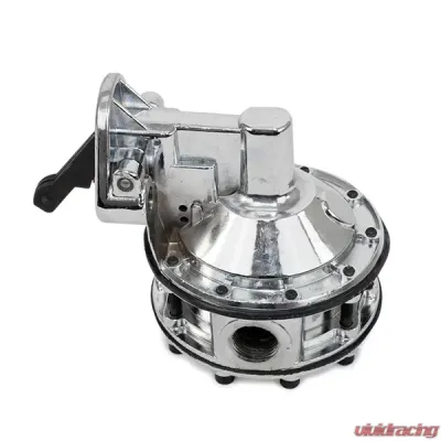 Top Street Performance Mechanical Fuel Pump; Six Valve 110 GPH 9 PSI SBC (262-400); Chrome - JM1016C