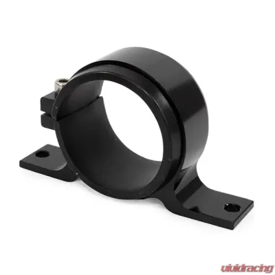 Top Street Performance Fuel Pump Bracket; Aluminum Bosch 044 Style; Black - JM1019BK