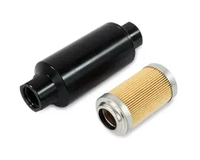 Top Street Performance Fuel Filter with 10 Micron Paper Element; Black