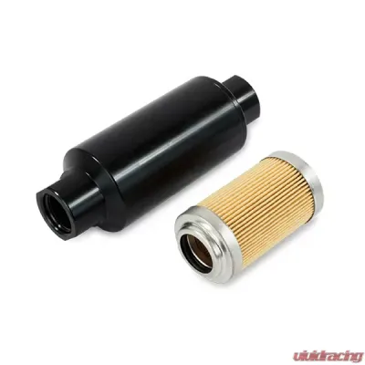 Top Street Performance Fuel Filter with 10 Micron Paper Element; Black - JM1021BK