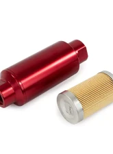 Top Street Performance Fuel Filter with 10 Micron Paper Element; Red                                     - JM1021R - Image 2