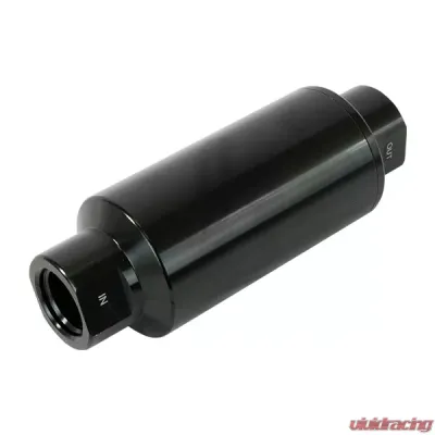 Top Street Performance Fuel Filter with 100 Micron Stainless Steel Element; Black - JM1023BK