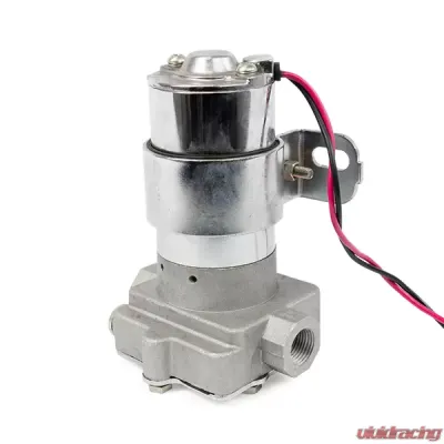 Top Street Performance Electric Fuel Pump; 130 GPH; Chrome - JM1043