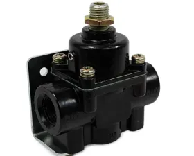 Top Street Performance Fuel Pressure Regulator; 4.5-9 PSI; Black
