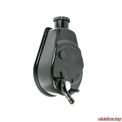 Top Street Performance Power Steering Pump; GM Saginaw P Series; Black - JM2000BK