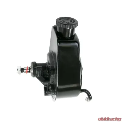 Top Street Performance Power Steering Pump; GM Saginaw P Series; Black - JM2000BK