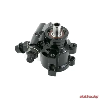 Top Street Performance Power Steering Pump; GM Type 2 (Saginaw TC Series); Black - JM2010BK